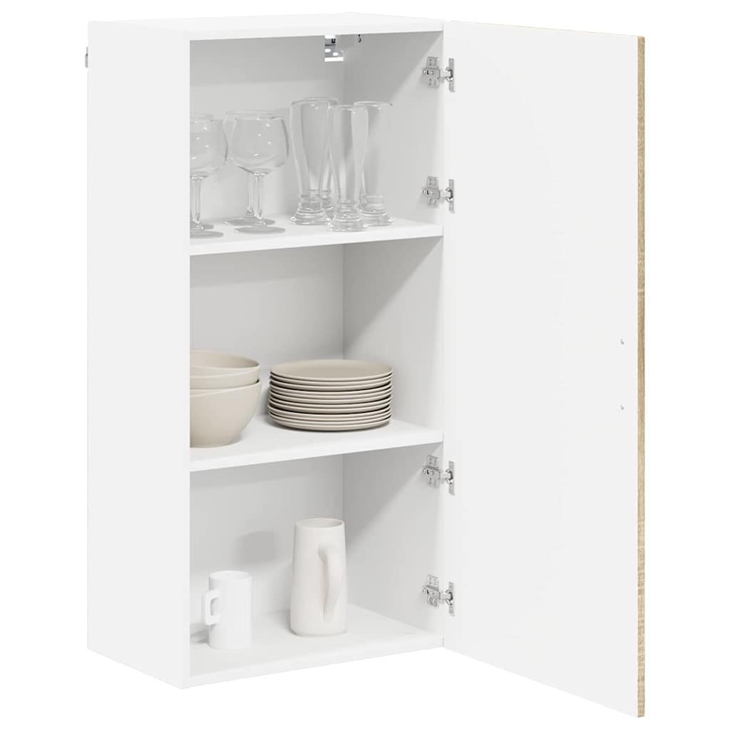 Kitchen Wall Cabinet with Shelf Sonoma Oak 50 x 31 x 100 cm
